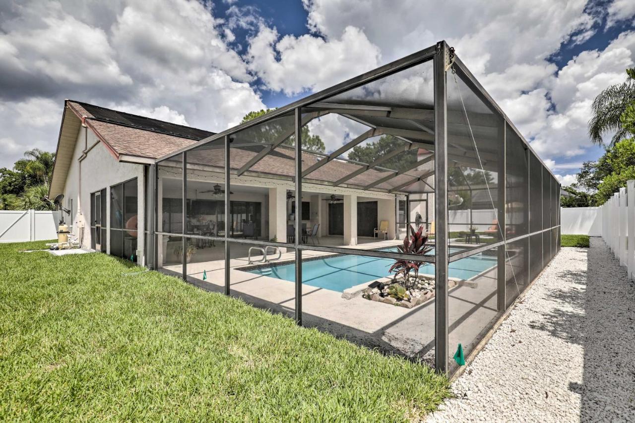 Villa Relaxing Tampa Abode With Screened Lanai And Pool Extérieur photo